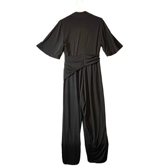 The Fold Sutri Wide Leg Jumpsuit in Black Size 8 - Picture 6 of 9